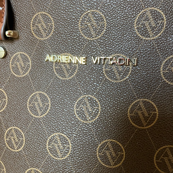 Adrienne Vittadini Brown Tote Handbag - Picture 2 of 16